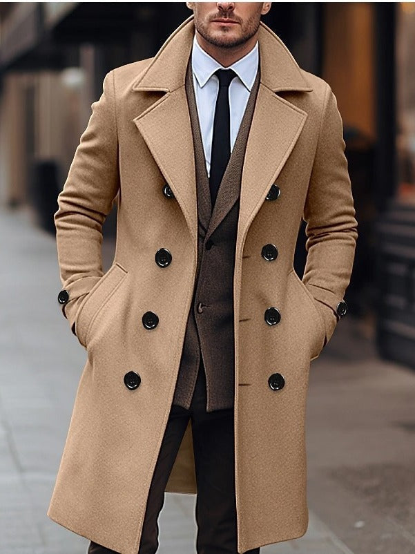 Manteau en laine élégant pour homme pour la saison automne-hiver par Loria