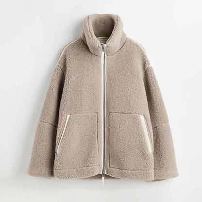 Veste en laine d'agneau pour femmes - Collection Élégance Mérinos