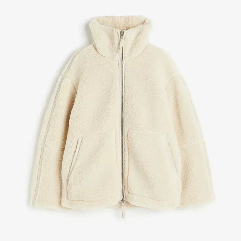 Veste en laine d'agneau pour femmes - Collection Élégance Mérinos