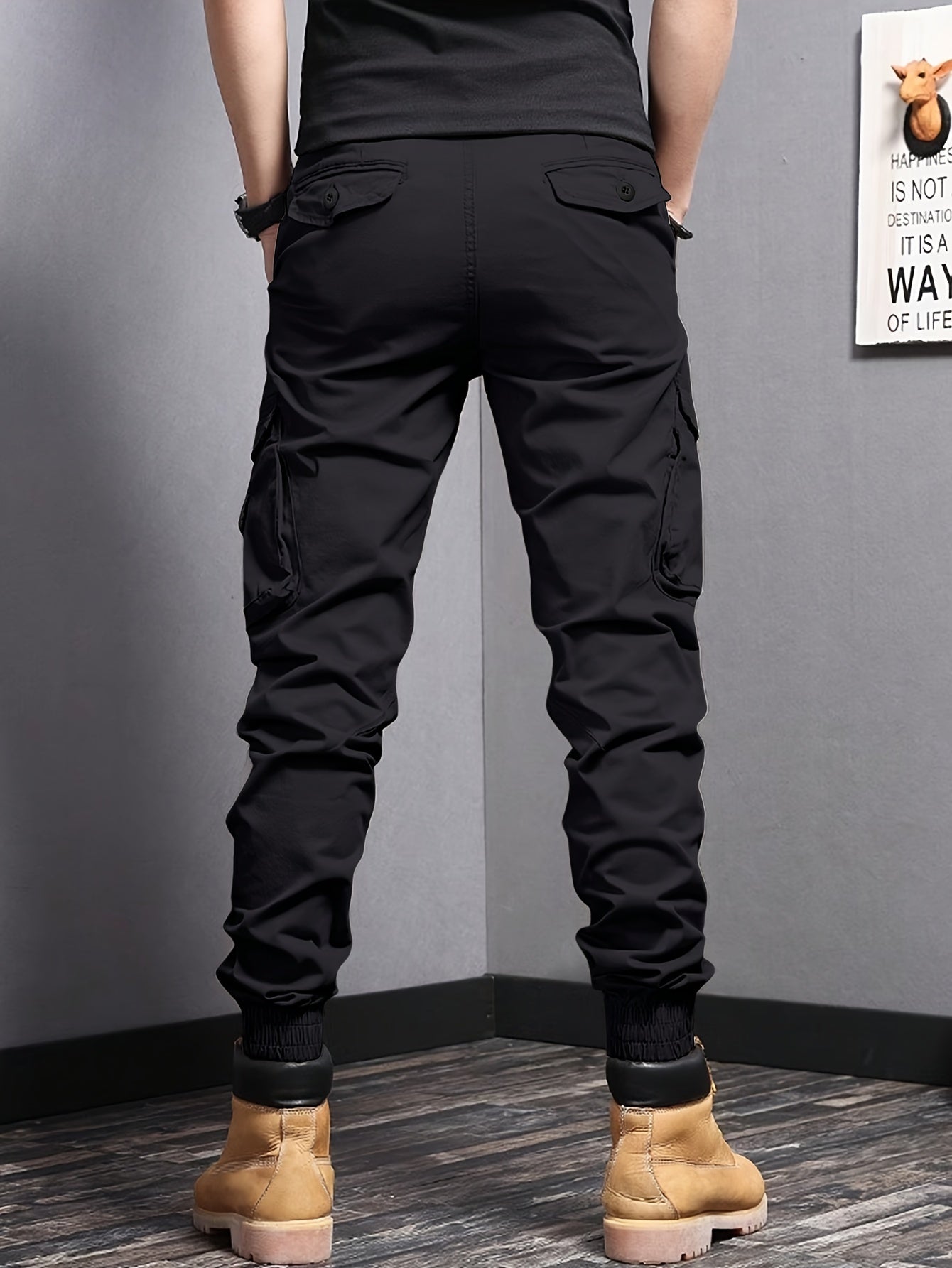 Pantalon cargo homme premium en tissu stretch - Confort et style signé Atelier Sartorial