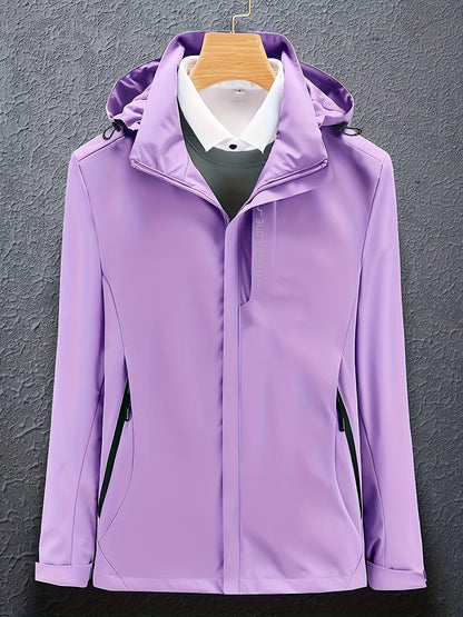 Veste de protection en softshell pour femme - Manteau coupe-vent de luxe