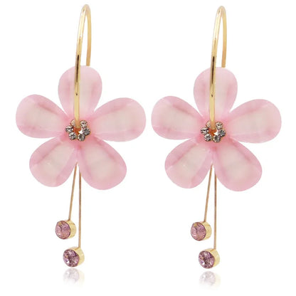 Boucles d'oreilles Élégance Fleurie en Lilas