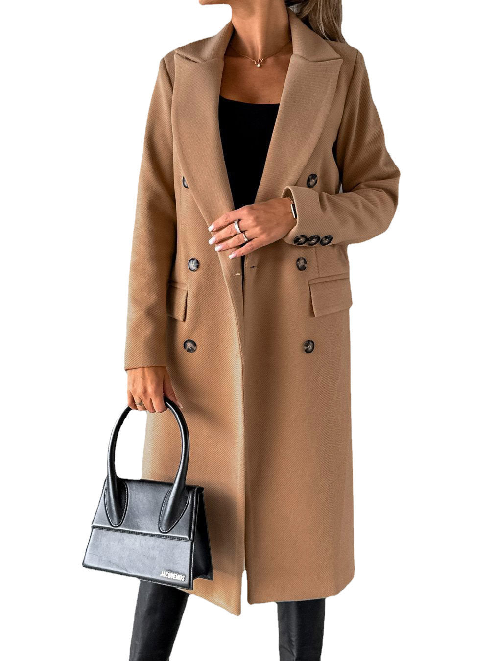 Leront - Manteau d'hiver trench-coat premium