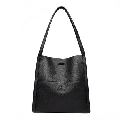Luxe Moderne - Sac à bandoulière en cuir minimaliste haut de gamme