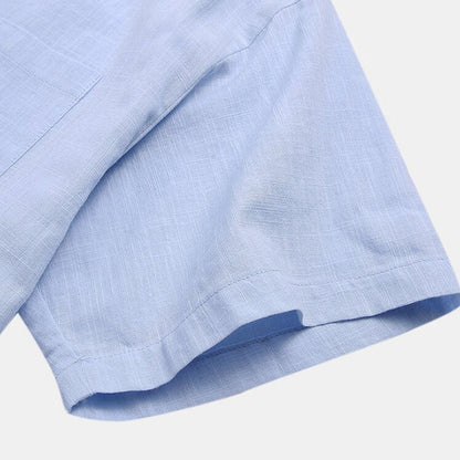 Chemise d'été chic à manches courtes pour homme Sartoriale