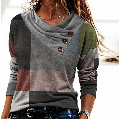 Pull Haut de Gamme Clara - Pull Élégant à Col Montant pour Femme