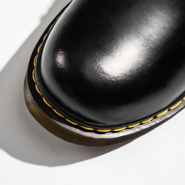 Soleil d'Or - Mocassins en cuir élégant pour une allure décontractée et raffinée