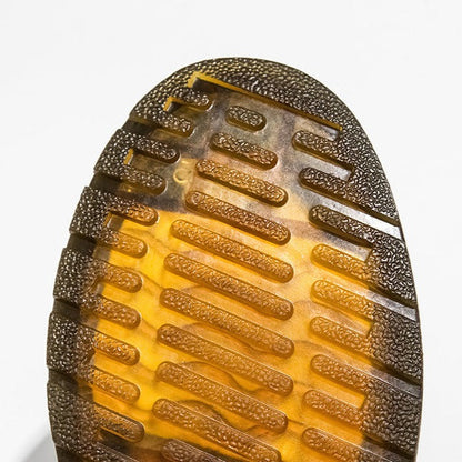 Soleil d'Or - Mocassins en cuir élégant pour une allure décontractée et raffinée