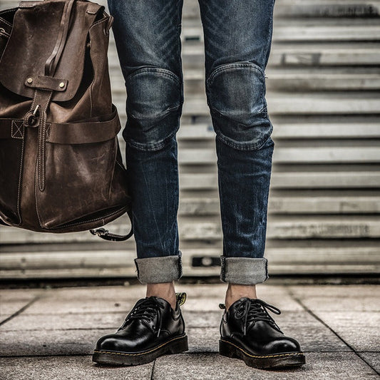 Soleil d'Or - Mocassins en cuir élégant pour une allure décontractée et raffinée