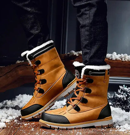 Riviera - Bottines d'hiver pour hommes imperméables et thermo-isolées