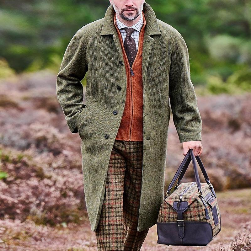Veste d'hiver élégante pour homme Zéphyr en style rétro