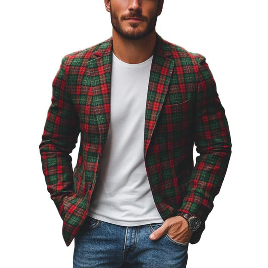 Cavallo - Veste de Noël décontractée à col inversé et coupe moderne