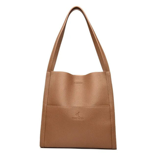 Luxe Moderne - Sac à bandoulière en cuir minimaliste haut de gamme