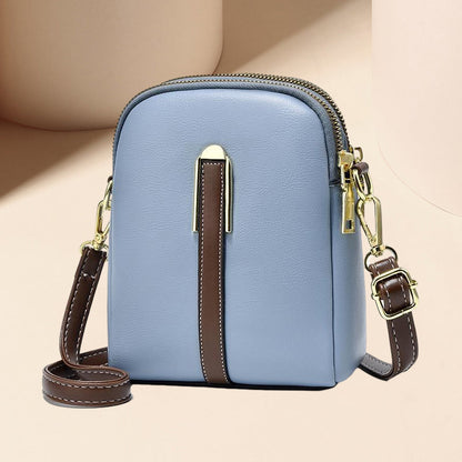 Sac en cuir élégance à blocs de couleurs de luxe