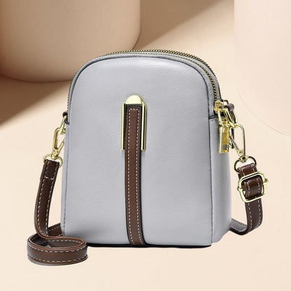 Sac en cuir élégance à blocs de couleurs de luxe